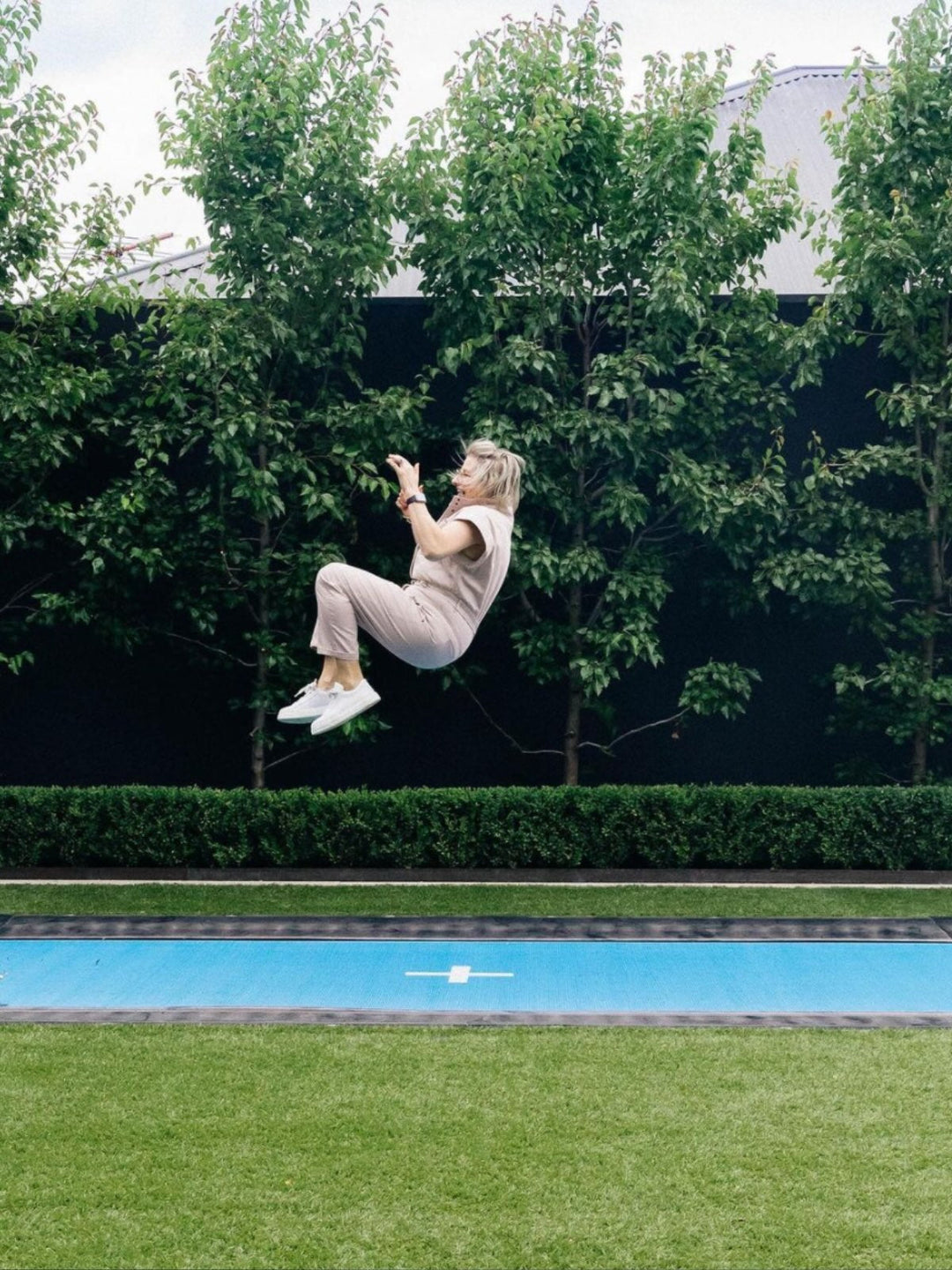 How to add a trampoline without ruining your garden design.