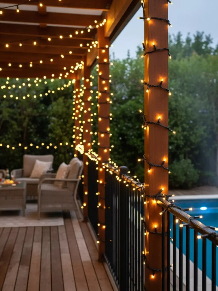 Outdoor Fairy Lights - Black