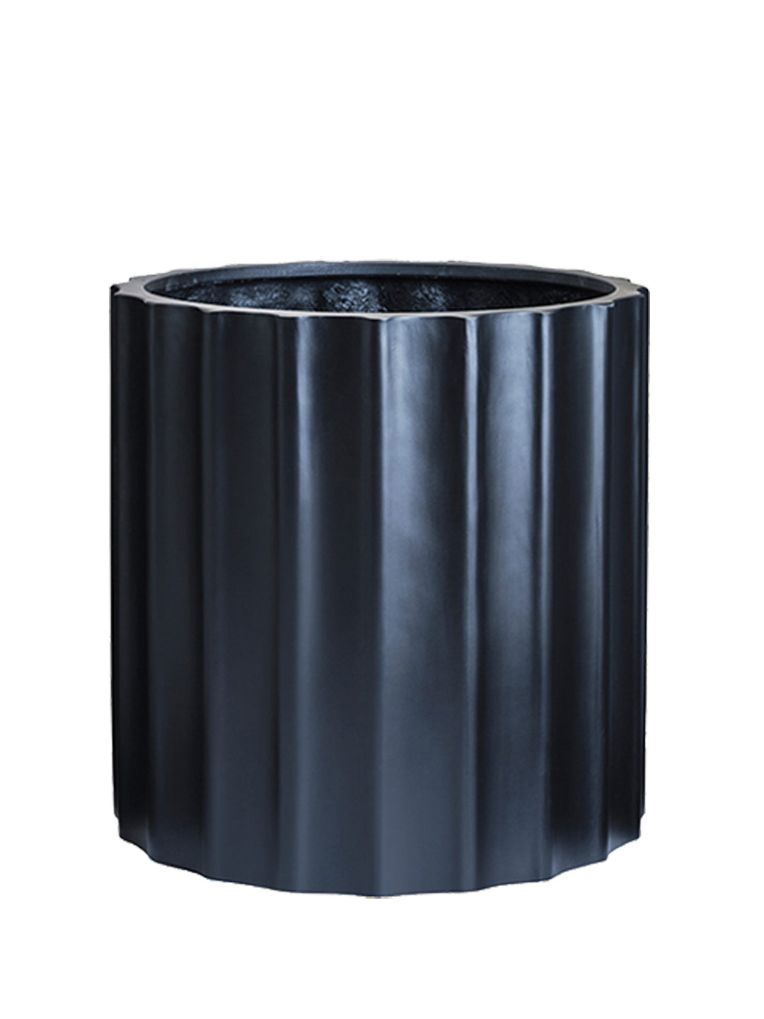 outdoor-pot-black-charcoal-single-balcony-garden-alfresco-ripple-ribbed