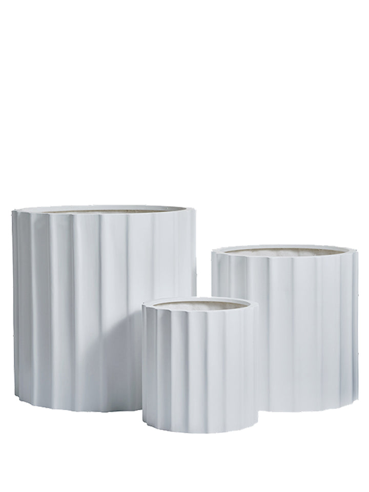 outdoor-pot-white-trio-balcony-garden-alfresco-ripple-ribbed